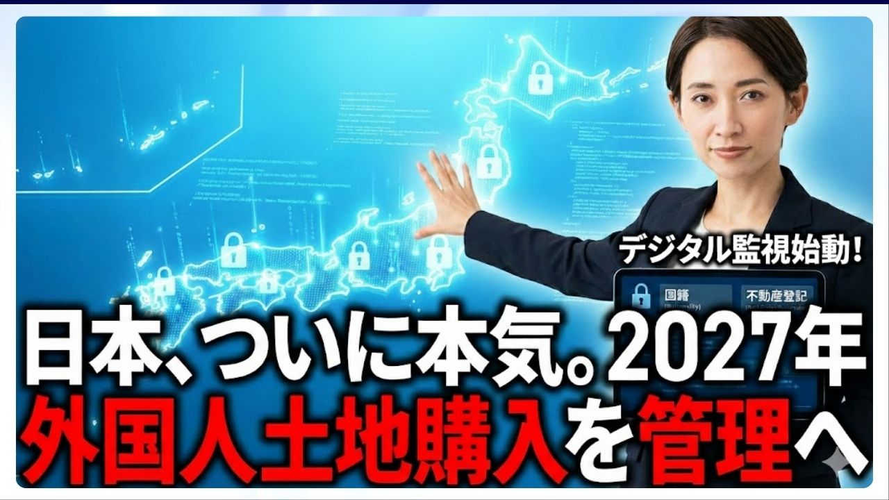 外国人不動産データベースで外国資本から日本を守る！