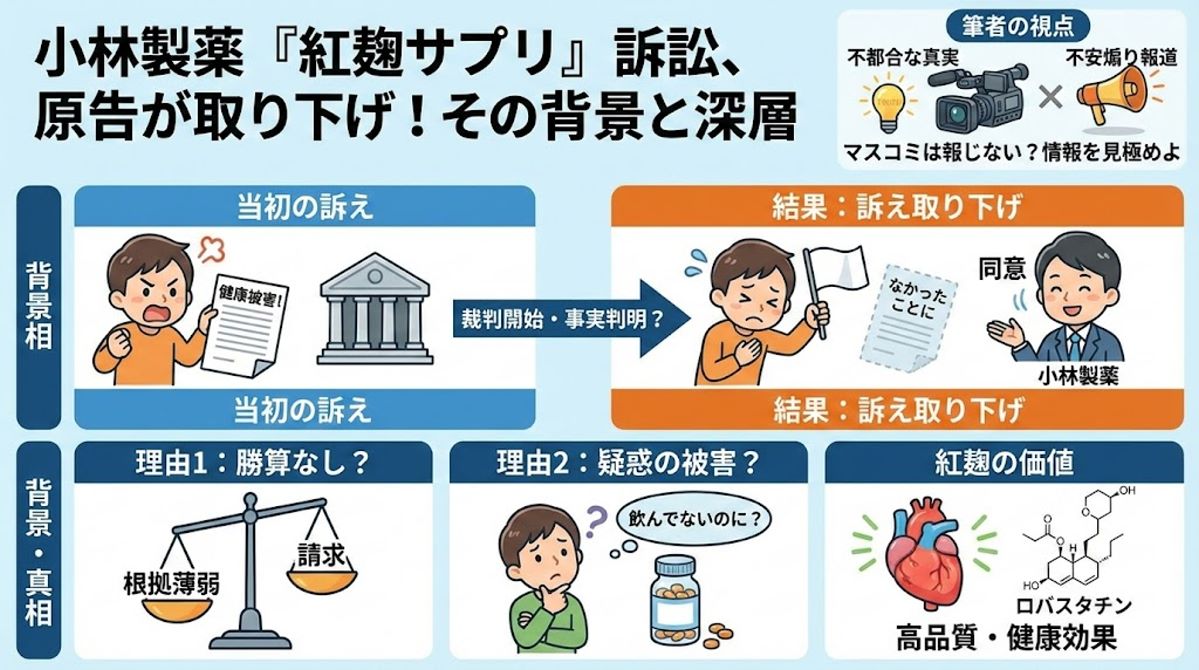 勝ち目なしと判断で、和解でもなくなかったことに
