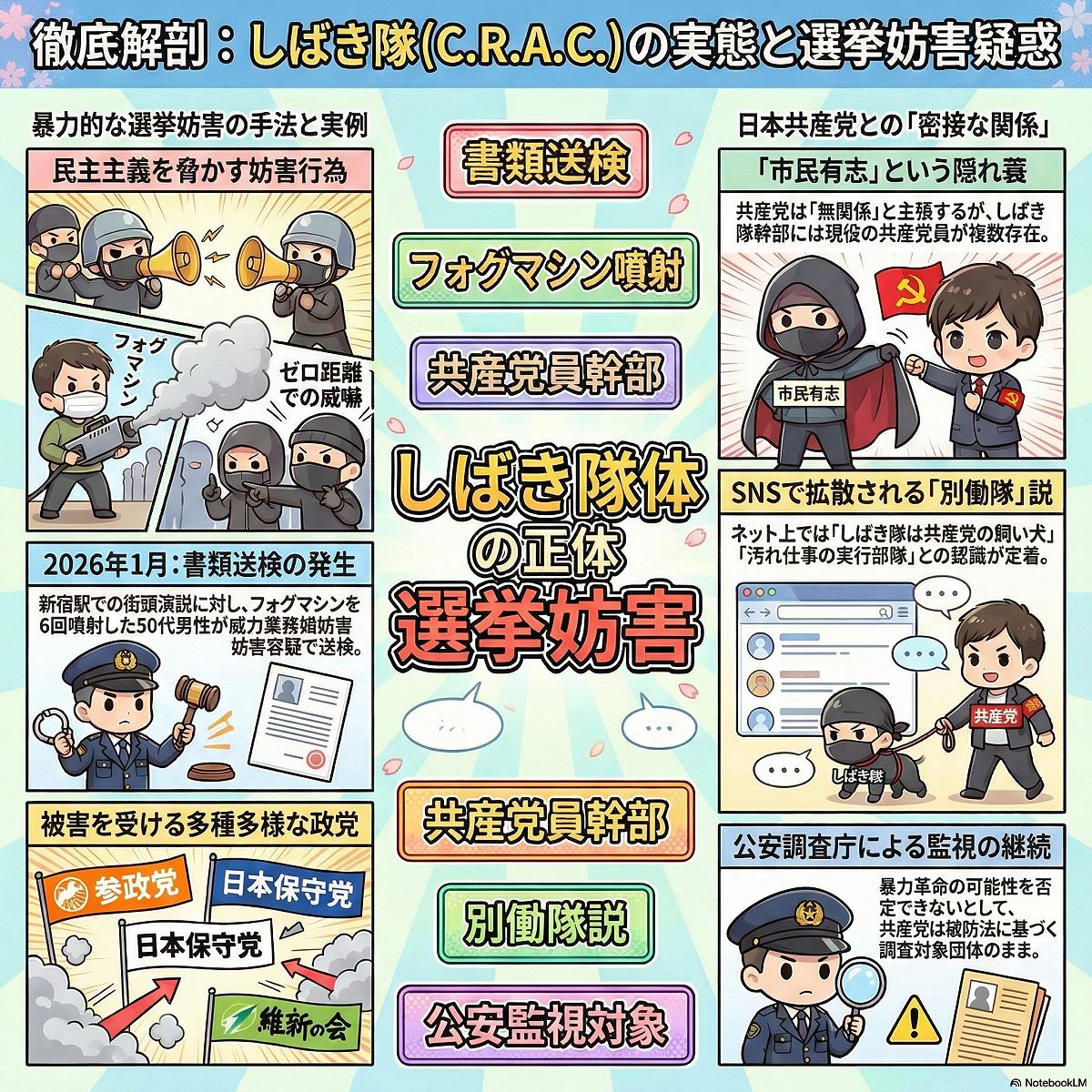 2. 過去の「暴力革命」路線と公安調査庁による監視