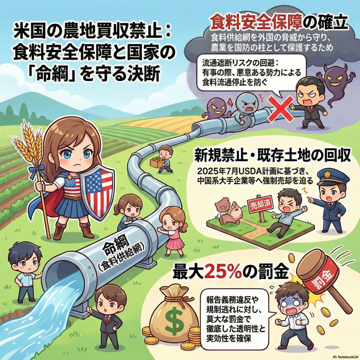 米国農地の買収禁止と国防計画のよくある質問(FAQ)