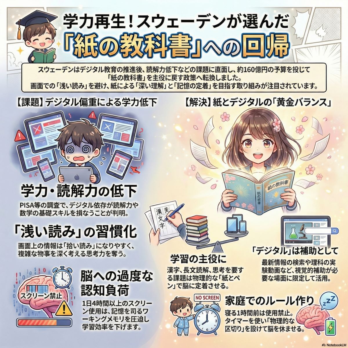 なぜスウェーデンはタブレット偏重を見直したのでしょうか？