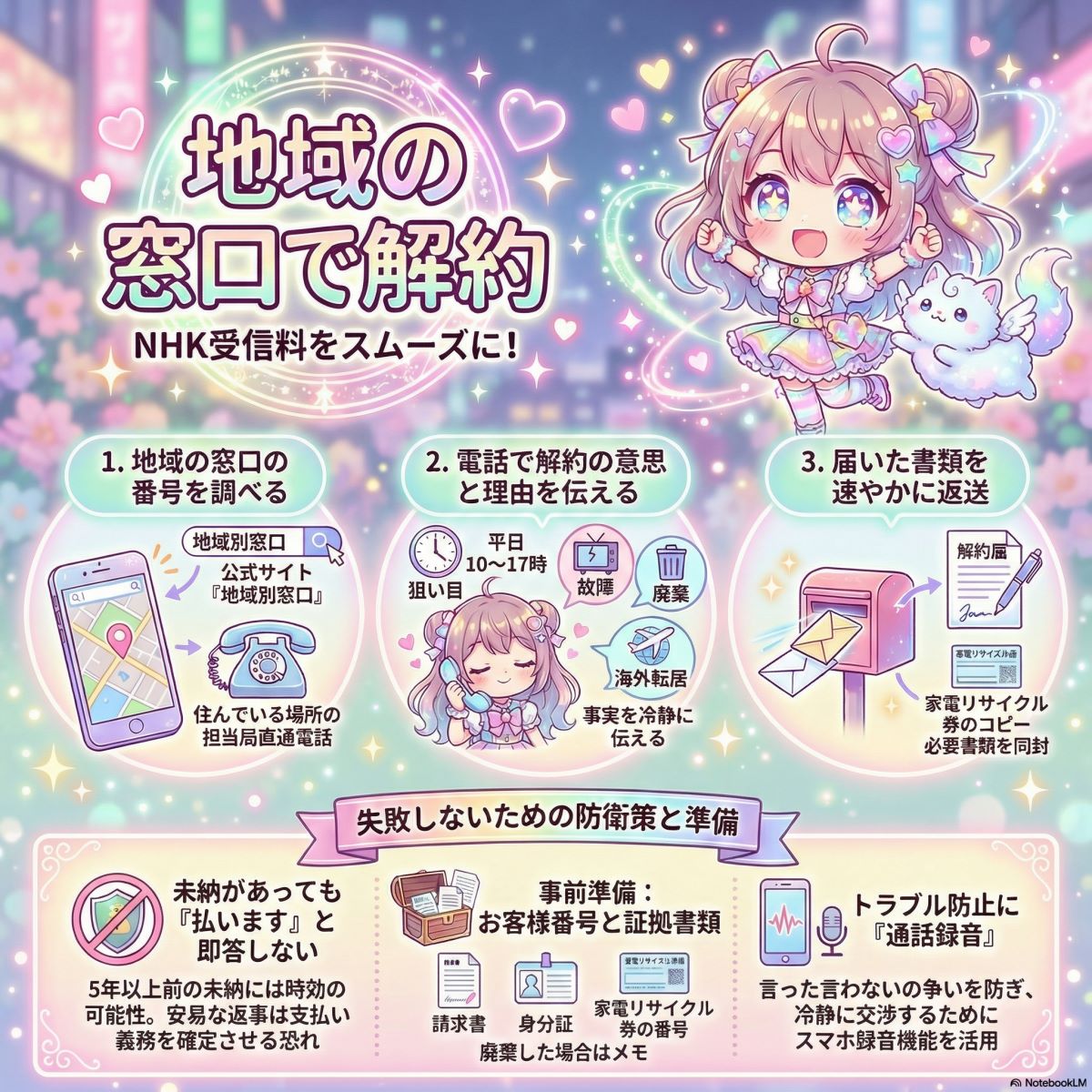 NHK受信料解約を地域の窓口でスムーズに行う手順