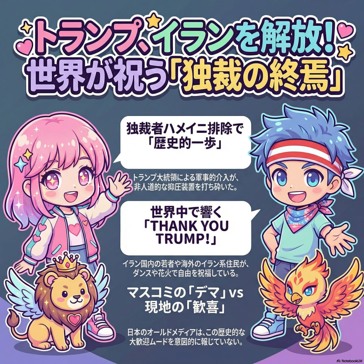 トランプ大統領がイラン独裁政権を討伐へ