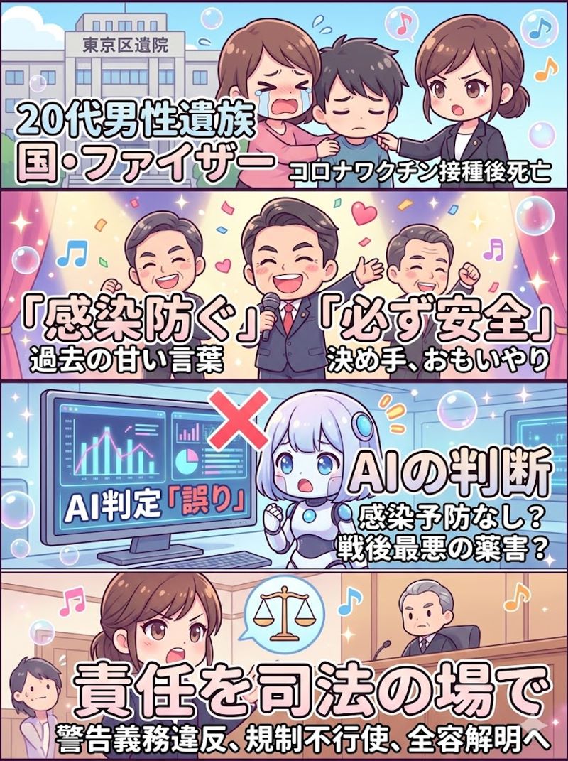 20代男性2人の遺族がファイザーと国を訴えた全容