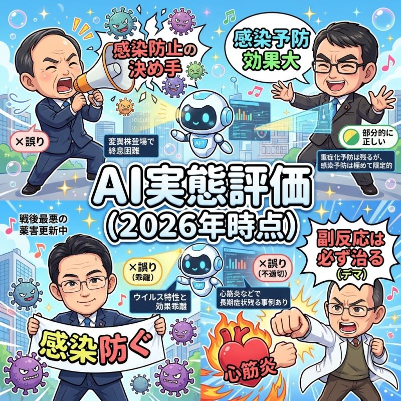 ワクチン効果に関する発言内容と現在の評価（2026年時点）