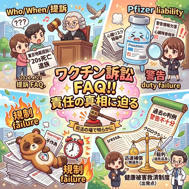 【コロナワクチン訴訟】のよくある質問（FAQ）