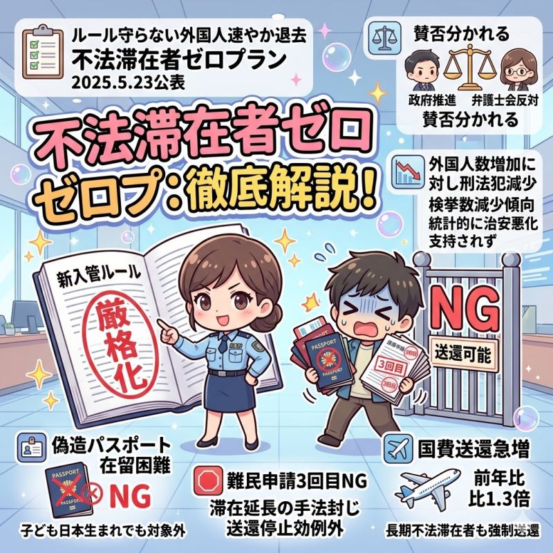 【不法滞在者ゼロプラン】のよくある質問（FAQ）