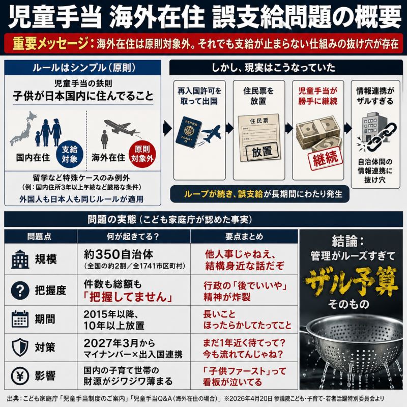 児童手当のルールはシンプル