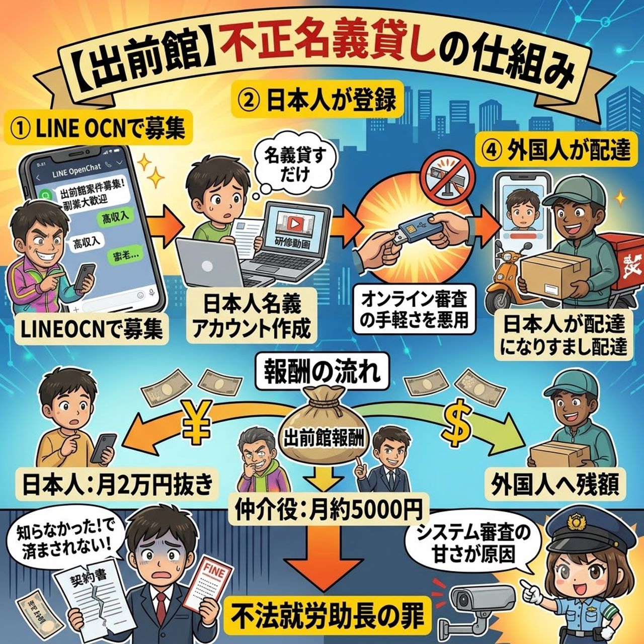 出前館不正登録事件の時系列｜ひき逃げから逮捕までの流れ
