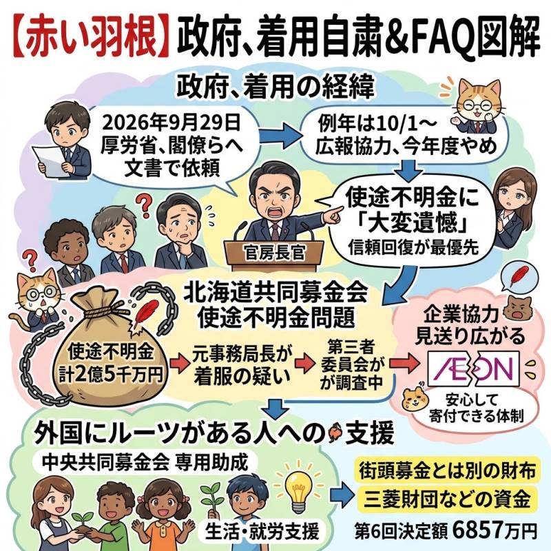 【赤い羽根共同募金】のよくある質問(FAQ)