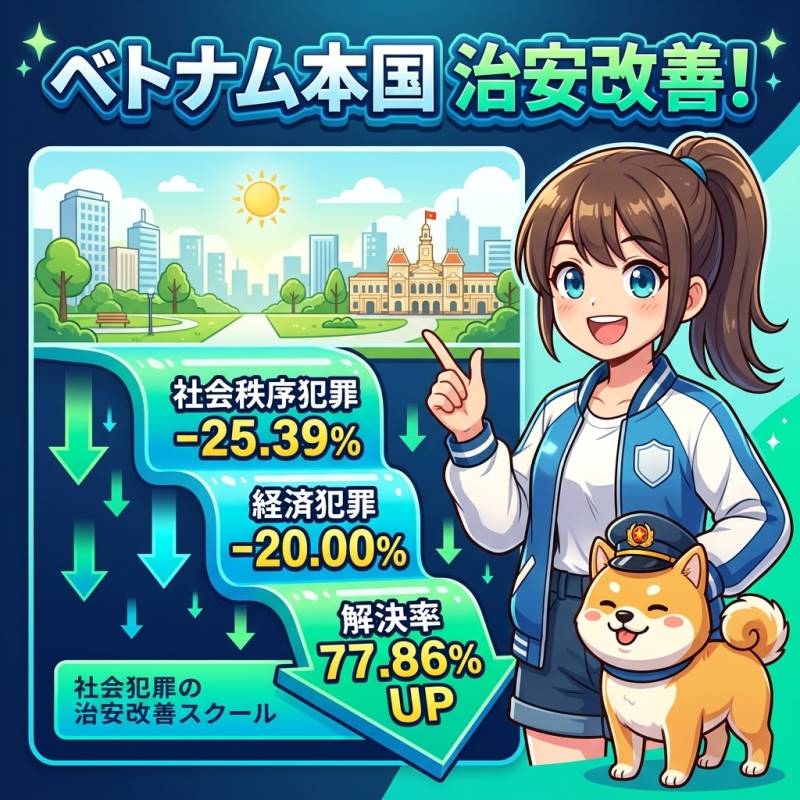 ベトナム本国の治安改善