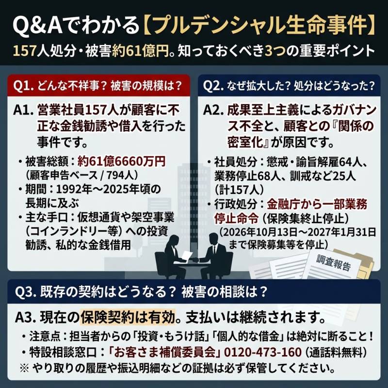 【プルデンシャル生命事件】のよくある質問（FAQ）